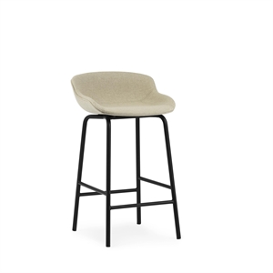 Normann Copenhagen Hyg Barkrakk H65 Polstret Sort Stål/Main Line Lin MLF20