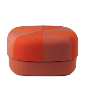 Normann Copenhagen Circus Puff Duo Stor Oransje