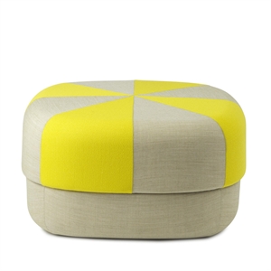 Normann Copenhagen Circus Puff Duo Stor Gul