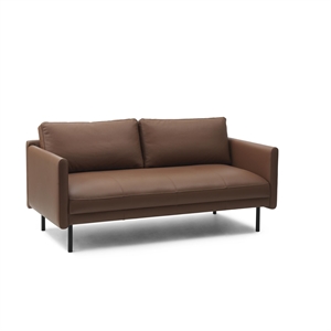 Normann Copenhagen Fin Sofa 2-seter Omaha Konjakkskinn