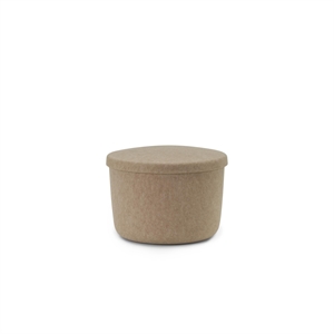 Normann Copenhagen Hide Oppbevaringspuff Liten Sand