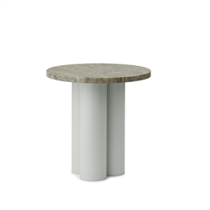 Normann Copenhagen Your Sidebord Lysegrønn/Travertin Sølv