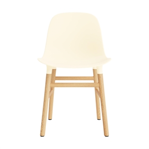 Normann Copenhagen Form spisestuestol kremfarget/eik