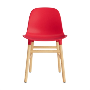 Normann Copenhagen Form Spisestuestol Lys Rød/eik