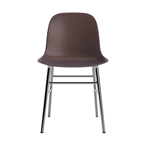 Normann Copenhagen Form spisestuestol Brun/ Krom