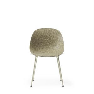 Normann Copenhagen Matt Spisestol Krem/ Stål/Tang