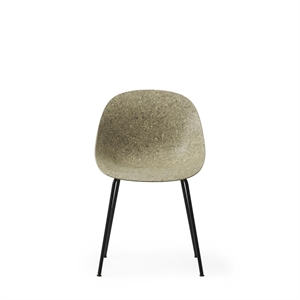 Normann Copenhagen Matt Spisestol Sort/ Stål/Tang