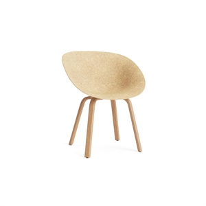 Normann Copenhagen Matt Spisestol med Armlener Hamp