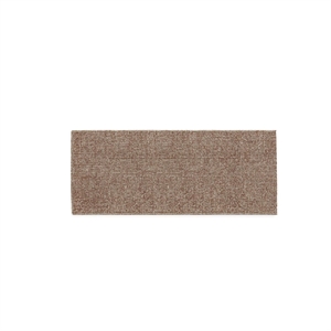 Normann Copenhagen Flick-teppe 80x200 Off White/ Brun