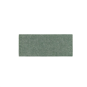 Normann Copenhagen Flick-teppe 80x200 Off White/ Mørkegrønn