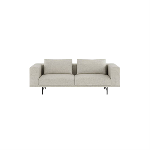 Vipp Loft 2-seters Sofa Bark Off White/ Lysegrå/ Sort