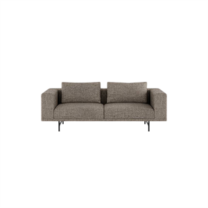Vipp Loft 2-personers Sofa Bark Umbra/ Off White/ Sort