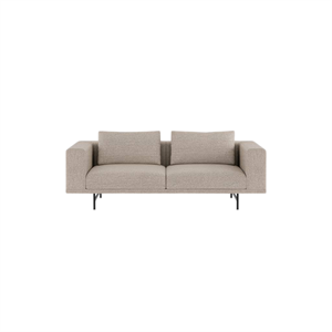 Vipp Loft 2-personers Sofa Brook Beige/ kastanje/Sort