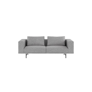 Vipp Loft 2-personers Sofa Brook Gråmelert/ Sort