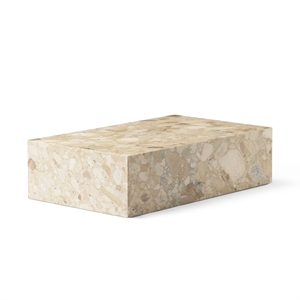 Audo Sokkel Sofabord Lav Kunis Breccia Marmor