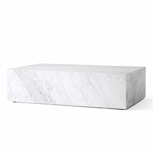 Audo Sokkel Salongbord Lavt Carrara Marmor