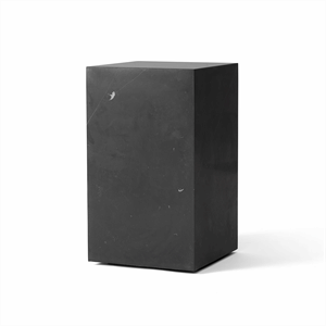 Audo Sokkel Salongbord Høyt i Nero Marquina Marmor