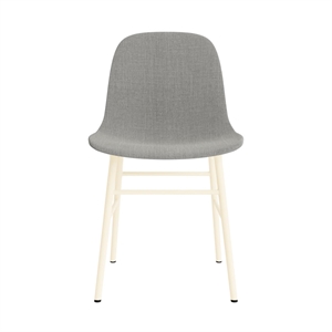 Normann Copenhagen Form spisestuestol trukket gruppe 2 Krem/stål