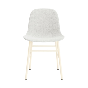 Normann Copenhagen Form spisestuestol trukket gruppe 5 Krem/stål