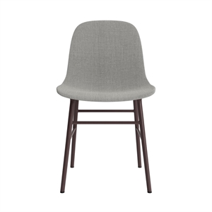 Normann Copenhagen Form Spisestuestol Trukket Gruppe 2 Brun/stål