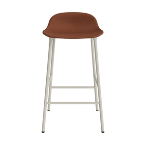 Normann Copenhagen Form Barkrakk 65 cm Polstret Gruppe 7 Brun/Stål