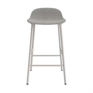 Normann Copenhagen Form Barkrakk 65 cm Polstret Gruppe 2 Varm Grå/Stål