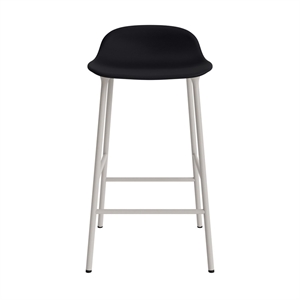 Normann Copenhagen Form Barkrakk 65 cm Polstret Gruppe 7 Varm Grå/Stål