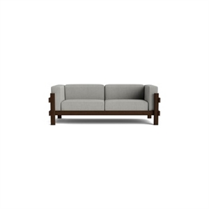 Normann Copenhagen Kube 3-seters Sofa mørkebrun/Remix 133
