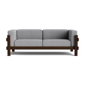 Normann Copenhagen Kube 3-seters Sofa mørkebrun/Remix 143