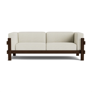 Normann Copenhagen Kube 3-seters Sofa mørkebrun/Remix 223