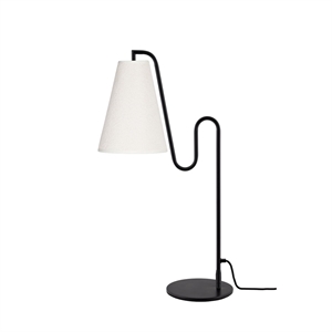 Globen Lighting Lou Bordlampe Hvit/ Sort
