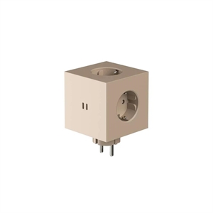 Avolt Square 2 Stikkontakt Beige