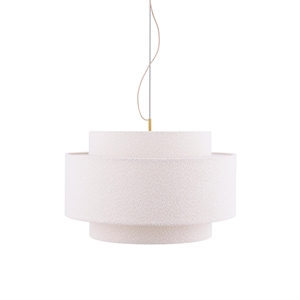 Globen Lighting Noah Taklampe 70 Bouclé Hvit