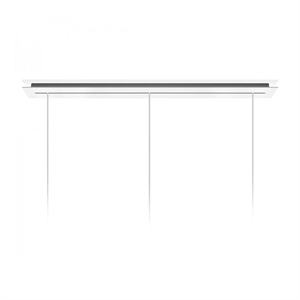 Foscarini Multiple Linear Baldakin 135 cm Hvit