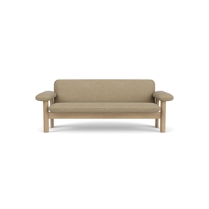 Audo Brasilia Sofa 2-seters eik/Audo Bouclé