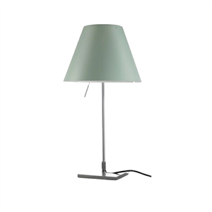 Luceplan Costanzina Bordlampe Aluminium M. Grønn Skjerm