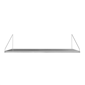 Frama Hyllehylle for Bibliotek + Enkel 27x80 Rustfritt Stål