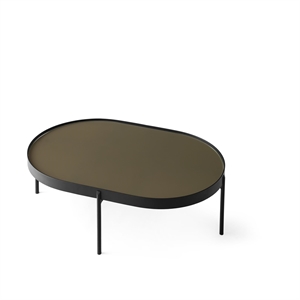 Audo NoNo Bord Stor Sort/brunt Glass