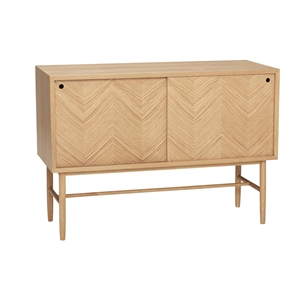 Hübsch Herringbone Dresser Skyvedører Nature