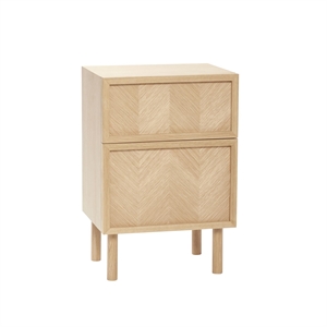 Hübsch Herringbone Nattbord Natural