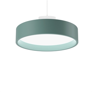 Louis Poulsen LP Circle Taklampe Opal Diffuser Ø26 3000K & Dali/ Switch- Dim Pale Petroleum