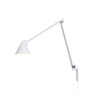 Louis Poulsen NJP Vegglampe Lang Arm 2700K Hvit