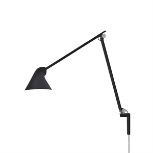 Louis Poulsen NJP Vegglampe Lang Arm 2700K Sort