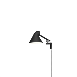 Louis Poulsen NJP Vegglampe Kort Arm 3000K Sort