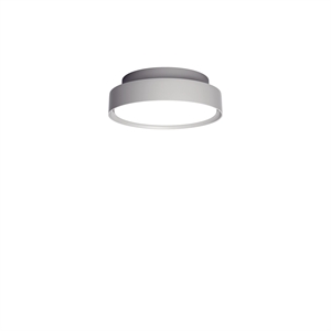 Louis Poulsen LP Slim Rund Taklampe Ø25 3000K & Dali Mørk Aluminium