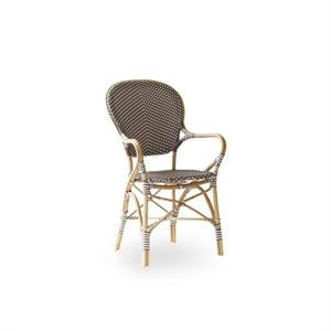 Sika-Design Isabell Kaféstol med Armlener Taupe