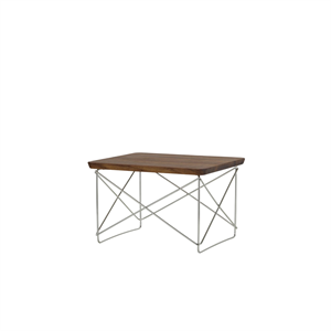 Vitra Occasional Table LTR Nattbord/Sidebord Mørk Valnøtt/Rustfritt Stål