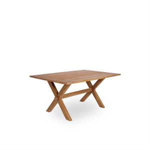 Sika-Design Hagebord i Kolonistil, 160x100 Cm, Teak