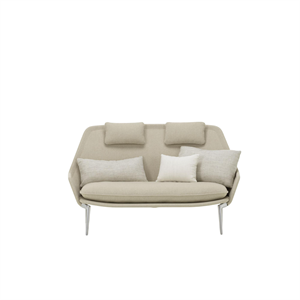Vitra Slow Sofa Flocca 0650/ Beige 02/ Krom