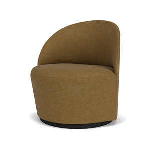 Audo Tearoom Lenestol Med Svingbar Gull/Audo Bouclé